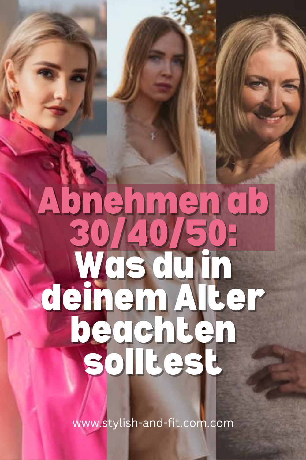 Abnehmen ab 30 40 50